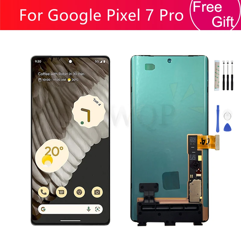 

Amoled For Google Pixel 7 Pro LCD Display Touch Screen Digitizer Assembly For Pixel7 Pro Screen With Frame Replacement Parts6.7"