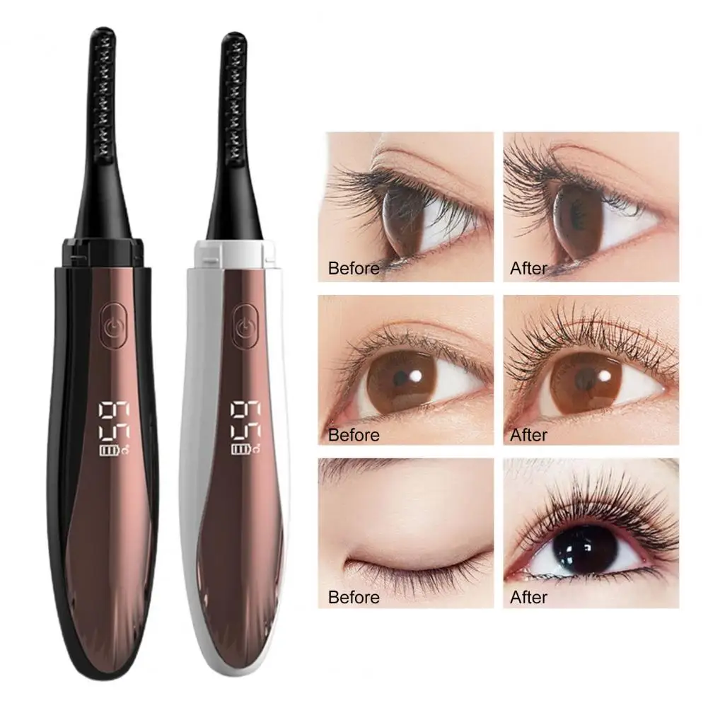 Eyelash Curler Electric Eyelash Curler Quick Pre-Heat 360mAh Women Makeup Long Lasting Lash Tool Rechargeable Eyelash Curler Women Gift