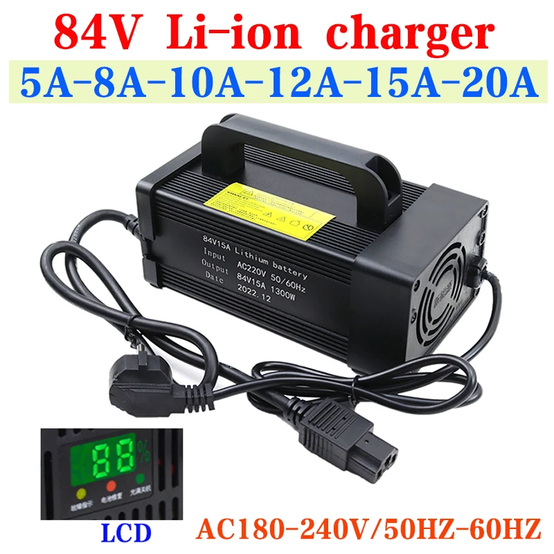 72V84V5A8A10A12A15A20ALiionFastCharger72Volt20SEbike.jpg