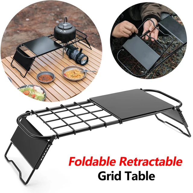야외 활동에 필수적인 휴대용 캠핑 그리드 테이블