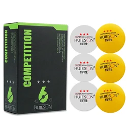 6pcs/pack 3-Star Professional Table Tennis Balls Advanced Amateur Training Competition Sports Ping Pong Balls