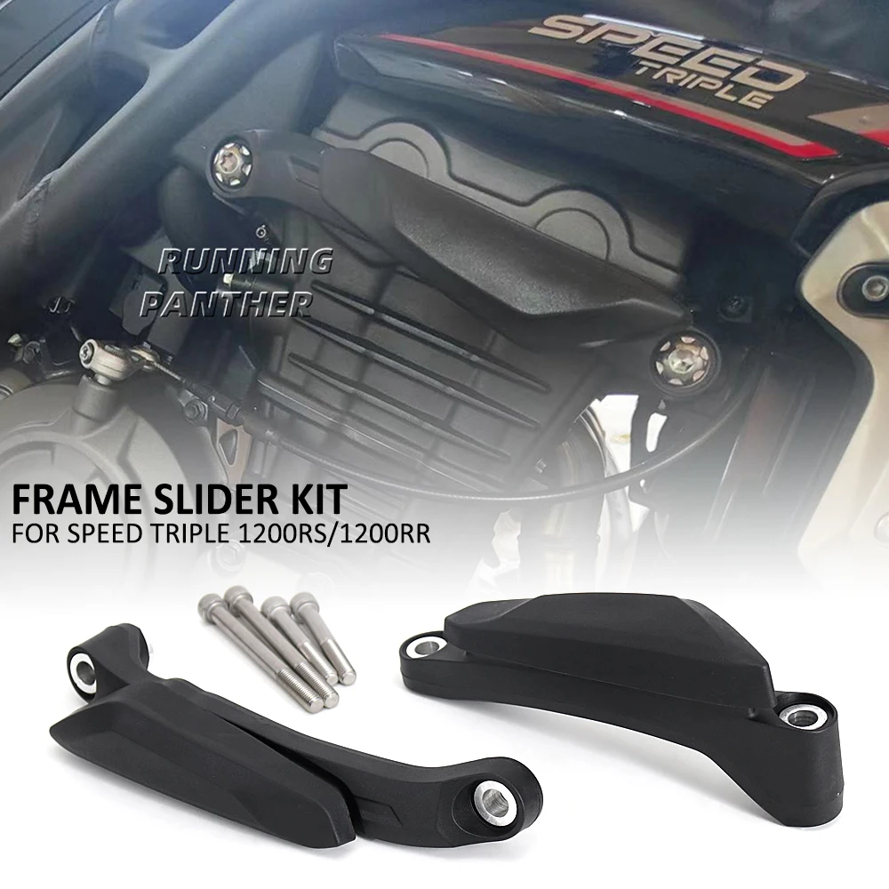 

NEW For Speed Triple 1200 RS RR 1200RS 1200RR Motorcycle Engine Guard Frame Slider Anti Drop Falling Crash Protection Cover Kit