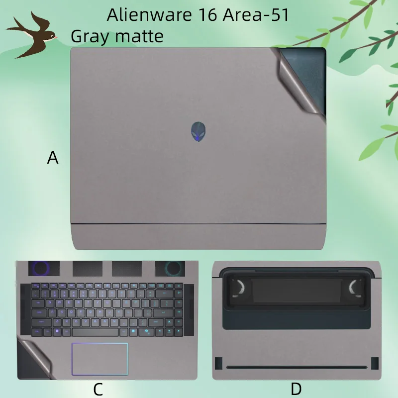 16인치 Alienware 16 Area-51 노트북 케이스 보호 필름, 컴퓨터 본체 뷰티 스티커에 적합합니다.