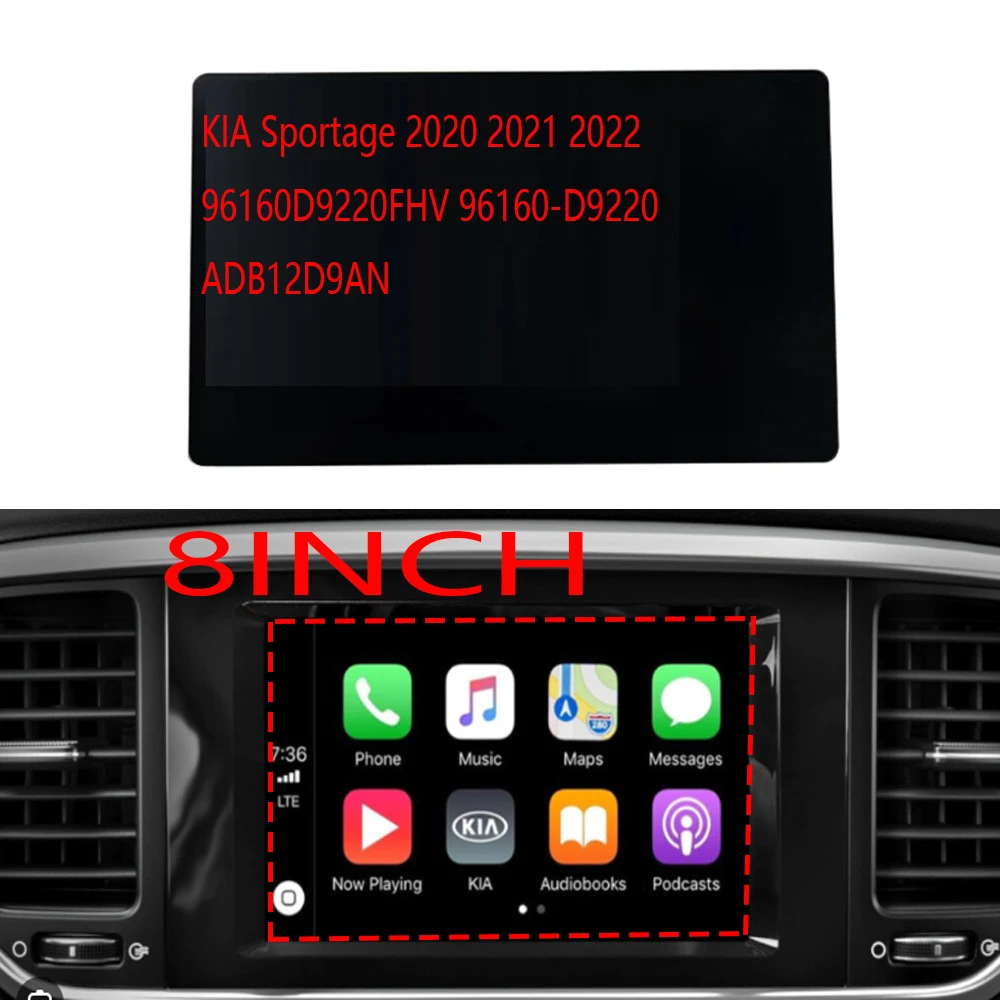 Écran LCD De Rechange Pour Système De Navigation Kia LA070WV7