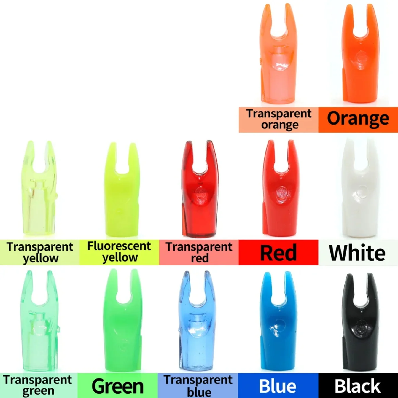 30pcs DIY Plastic Arrow Pin Nocks For ID4.2mm ID6.2mm 3.2mm Arrow Shaft