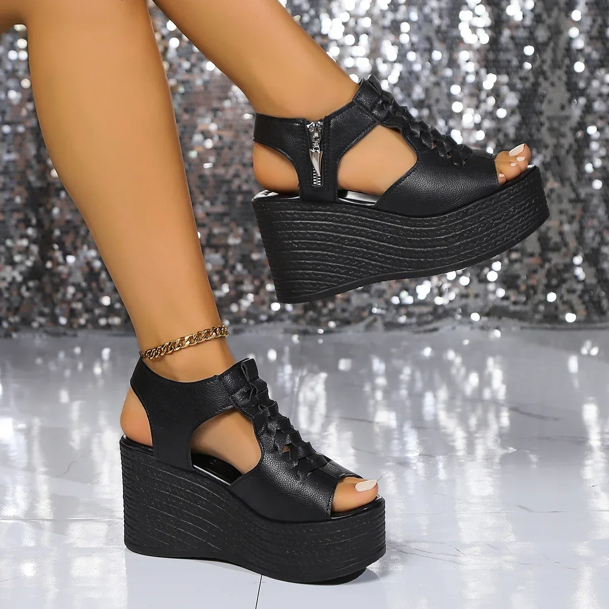 Women Sandals 2024 New Summer Casual Wedges Sandals Women Hot Beach Sale Fashion Platform Sandals Sandalias De Mujeres En Oferta