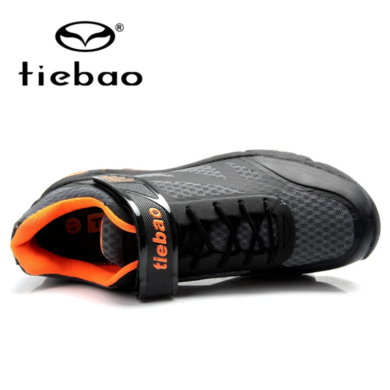 TIEBAO Professional Leisure Cycling Bicycle Shoes Men Women Rubber Soles Self-locking Sports Shoes MTB Road Bike Sneakers