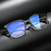 Anti Blue Light Presbyopia Eyeglasses Vintage Trend Oversized Square Hyperopia Eyewear Finished Prescription Reading Glasses 5