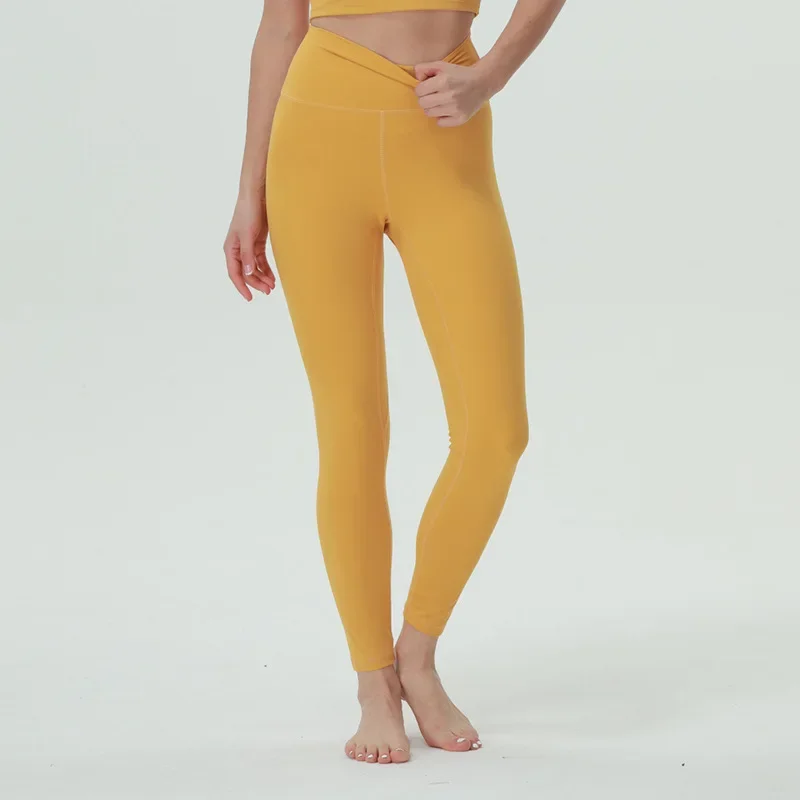 

Lulu Wunder Lounge Summer Women's Tight High Waist Hip Lift Leggings Fitness Running Pilates Yoga Solid Color Pants