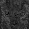 PUNK RAVE Men's Gothic Gorgeous Lace Decoration Asymmetric Lapel Waistcoat Unique Pointed Outline Elements Party Long Sleeve Top 6