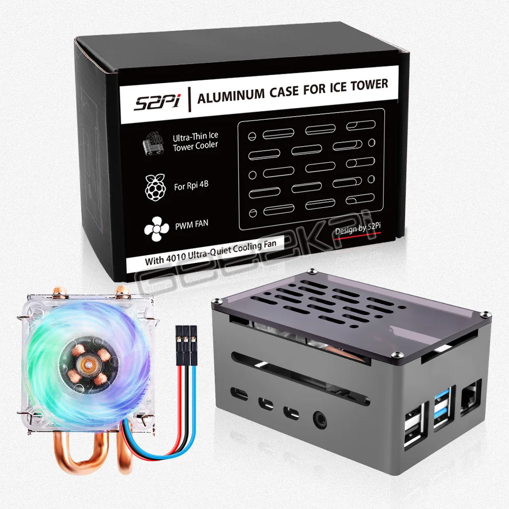 

Подходит для Raspberry Pi 4B, горизонтальный радиатор, комплект металлического корпуса из алюминиевого сплава (за исключением материнской платы)