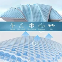 2-8 housses d’oreiller rafraîchissantes d’été en soie de glace couleur unie sensation fraîche pour climatisation lavables sans oreiller 48x74 cm idéales pour chambre maison confortable respirantes parfaites pour nuits 6