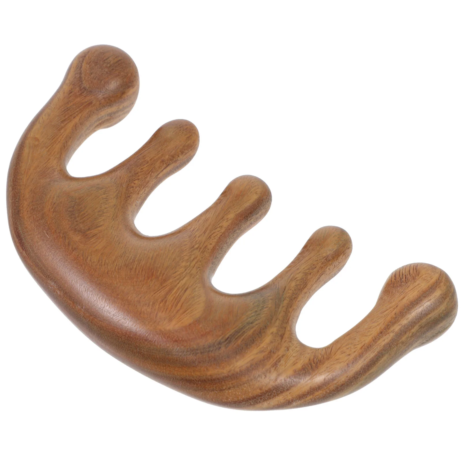 

Green Sandalwood Massage Comb Hair Scalp Beneficial Premium Material Massager Wooden Brush Portable