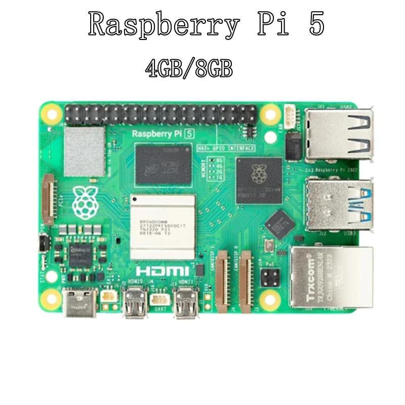 Scheda Di Sviluppo Originale Raspberry Pi 5 Cortex-A76 Linux 4Gb 8Gb Python 5B 4 Kp60 Bcm2712