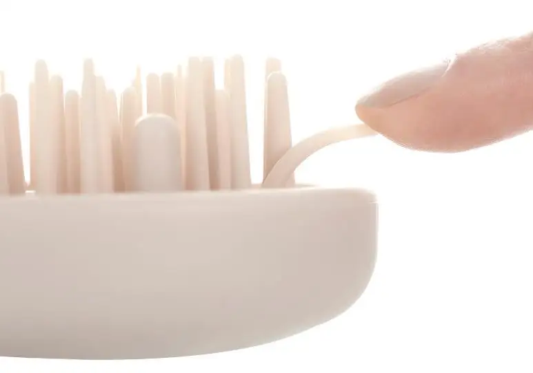 Cute rabbit head massager magic shampoo massage comb wash bath massage brush scalp massager hair care