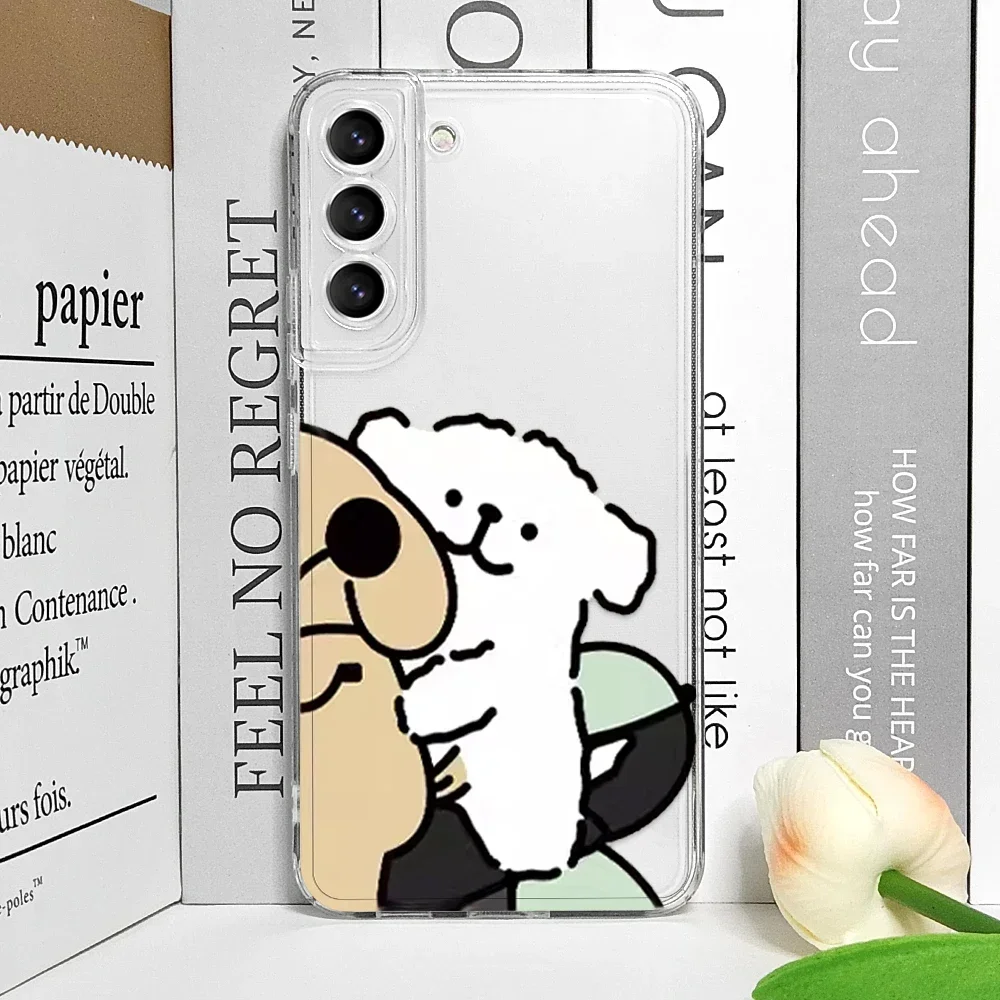 Funny Driving Dog Couples Clear Phone Case for Samsung A55 A54 A53 A51 A70 A32 A31 A13 5G Ultra Soft Cover Cartoon Animal Fundas 3 Funny Driving Dog Couples Clear Phone Case for Samsung A55 A54 A53 A51 A70 A32 A31 A13 5G Ultra Soft Cover Cartoon Animal Fundas – Bild 3