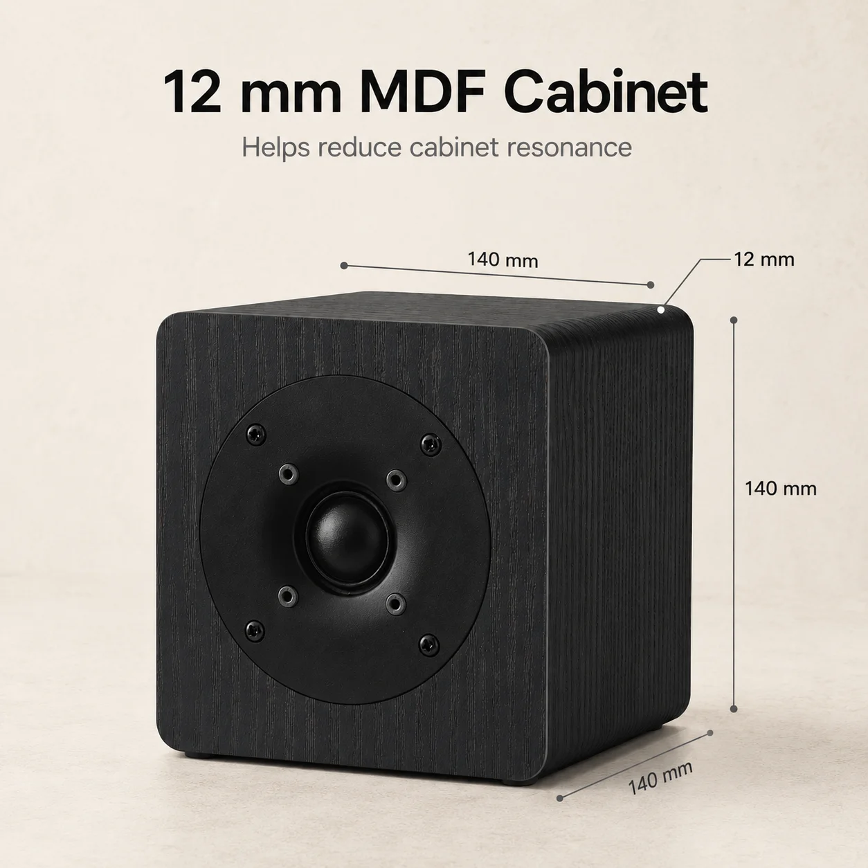 Altoparlante Super Tweeter T1 Altoparlanti driver a cupola in seta da 4 pollici Armadio sigillato con risposta 25KHz per il miglioramento audio del sistema audio HiFi - immagine 6