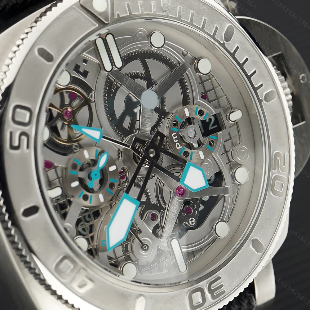 2022 Fashion New Products Sports and Leisure Men's Watch Stainless Steel Sapphire Crystal Self-winding Waterproof Sports Watch