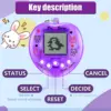 2024 Hot selling children's mini virtual Tamagotchi game Tamagotchi handheld game console toy pet toy 5