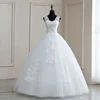 Y&M Novias V Neck Sweet Plus Size Vestido De Noiva 2024 Wedding Dress Long Train or Floor Length Appliqes Bridal Tulle Mariage 5