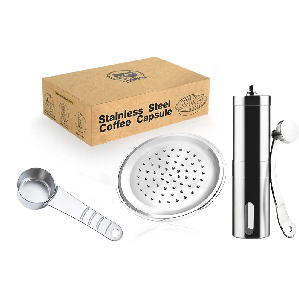 Reusable Coffee Capsule For Philips Senseo System Coffee Machine Eco-Friendly Refillable Pods Espresso Crema Maker