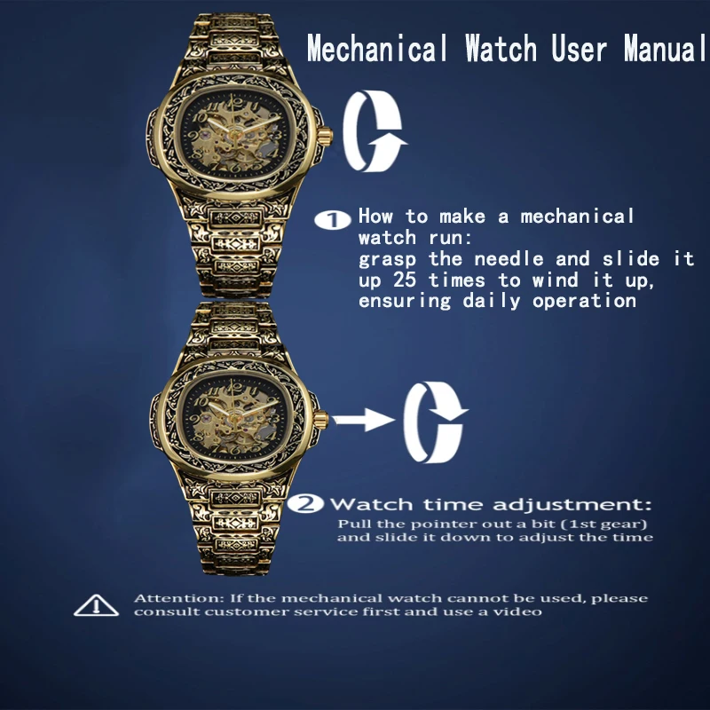 Men's Luxury Automatic Skeleton Watch - Retro Alloy Steel, Waterproof, Perfect