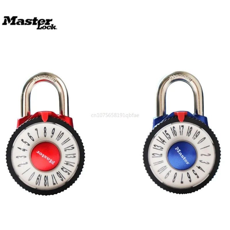

Master Lock Padlock Safe Portable Fun Rotating Disk Fixed Combination Lock Gym Locker Lock Combination Escape Room Lock