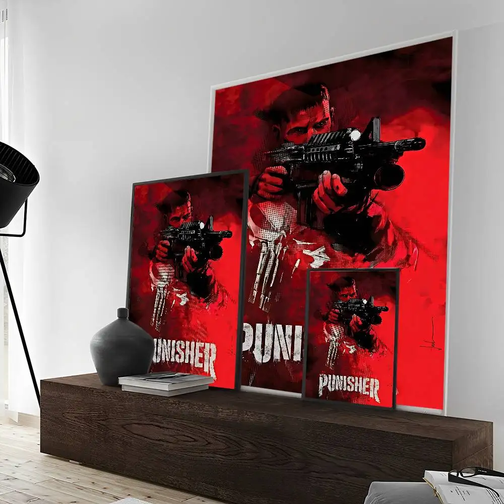 DIY Sticky Poster - The Punisher Art Print | Nordic Home Decor