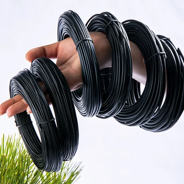 Összesen 10 M (Fekete) Bonsai Huzal Eloxált Alumínium Edzőhuzal, 5 Méret (1,0 Mm, 1,5 2,0 2,5 3 Mm) Növényi Formákhoz - Image 4