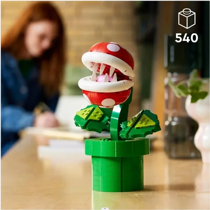 71426 Piranha Plant Set Building Blocks Game Model Home Decoration Assembling Puzzle Toy Children Christmas Gift building blocks toys children toys jigsaw puzzles toys