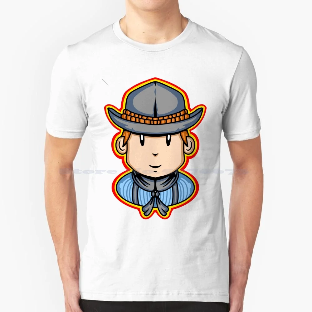 Stile Anime | Artù | T Shirt 100% Cotone Tee Redemption 2 Rdr2 Arthur Morgan