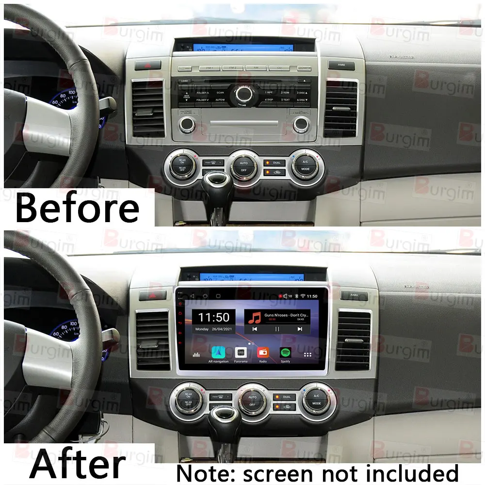 ڵ  ٸ ,  8 MPV LY Mazda8 2006-2016 9 ġ 2DIN ׷ г ̾ ϳ׽  ڵ ̺ Ŀ