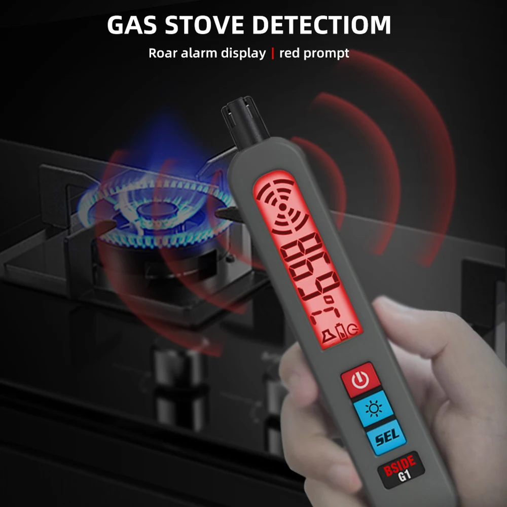 

Детектор утечки газа, горючий анализатор газа, природного Co2, воспламеняющегося спирта, СНГ, метана, Аккумуляторный зуммер, сигнализация PPM LEL