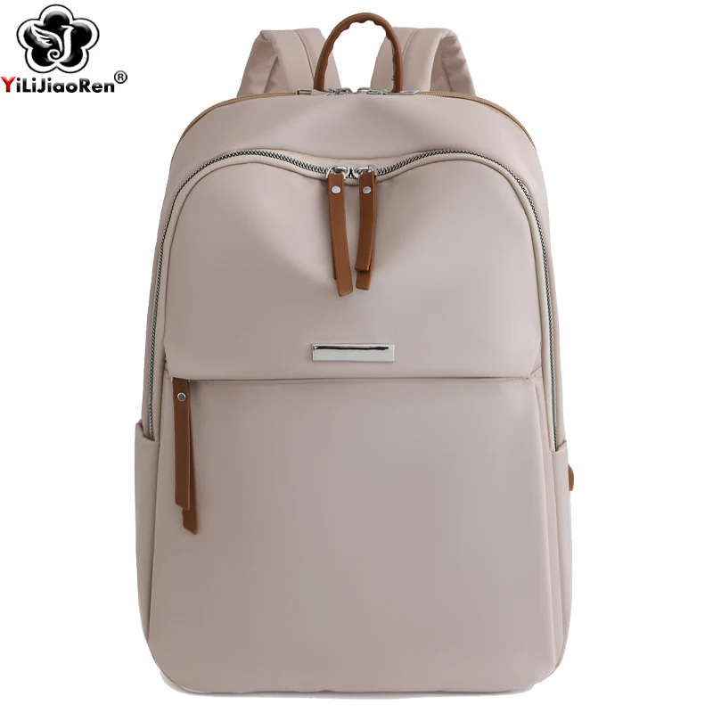 Waterproof-Nylon-Back-Pack-Women-Business-Laptop-Backpacks-Ladies ...