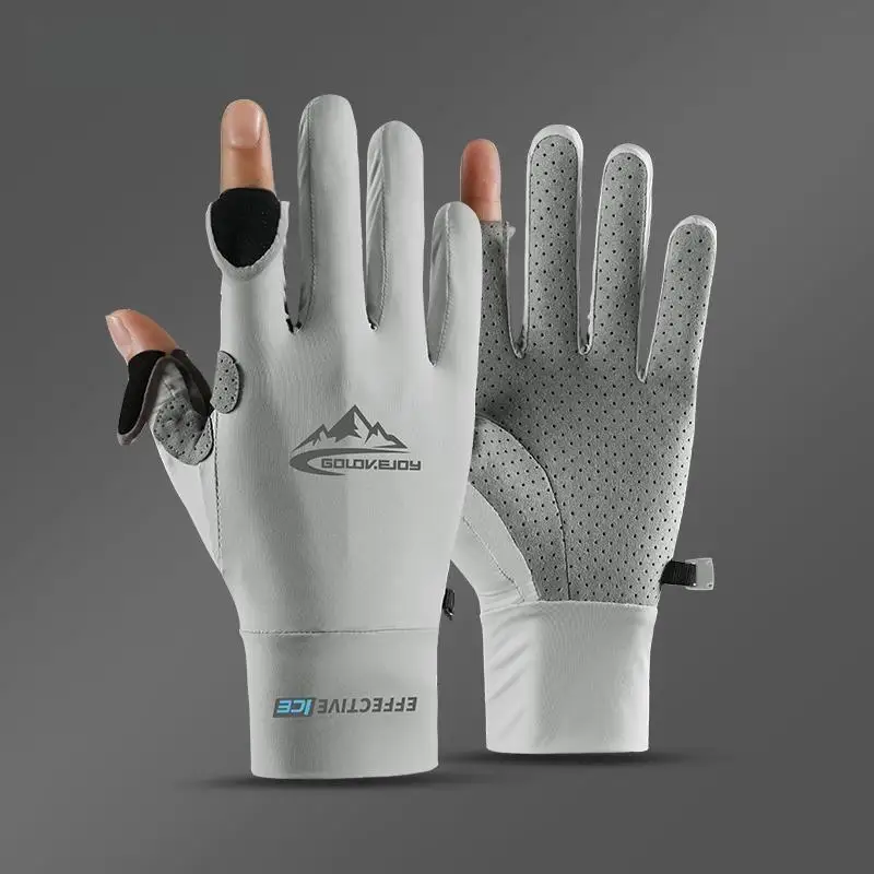 SUPVOX Gants De Pêche En Soie Glacée Gants De Fitness Gants De Sport