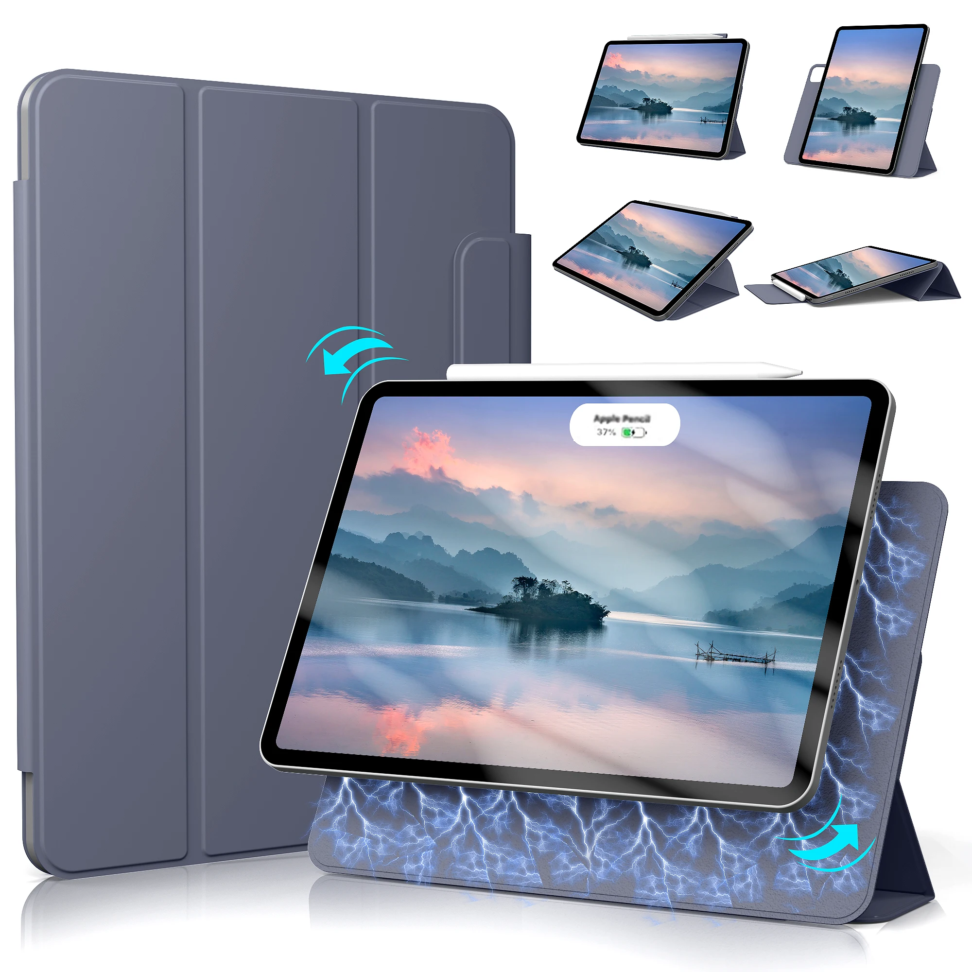 ZOYU – housse de tablette détachable magnétique, étui pour iPad Pro 11 12.9  pouces, pour iPad 10 10.9 2022 Air 4/5ème génération - AliExpress