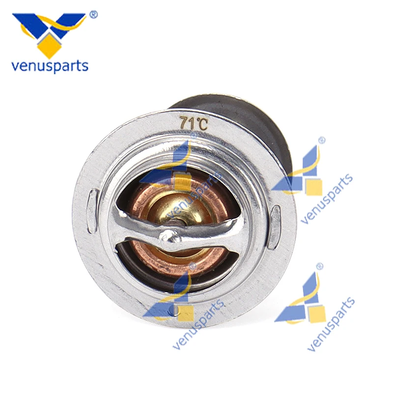 1A021-73010 Thermostat 71℃ for KUBOTA 1G924-73010 D722 D950 D1503 D1105 V1902 V1903 V2003 V2203 V3800