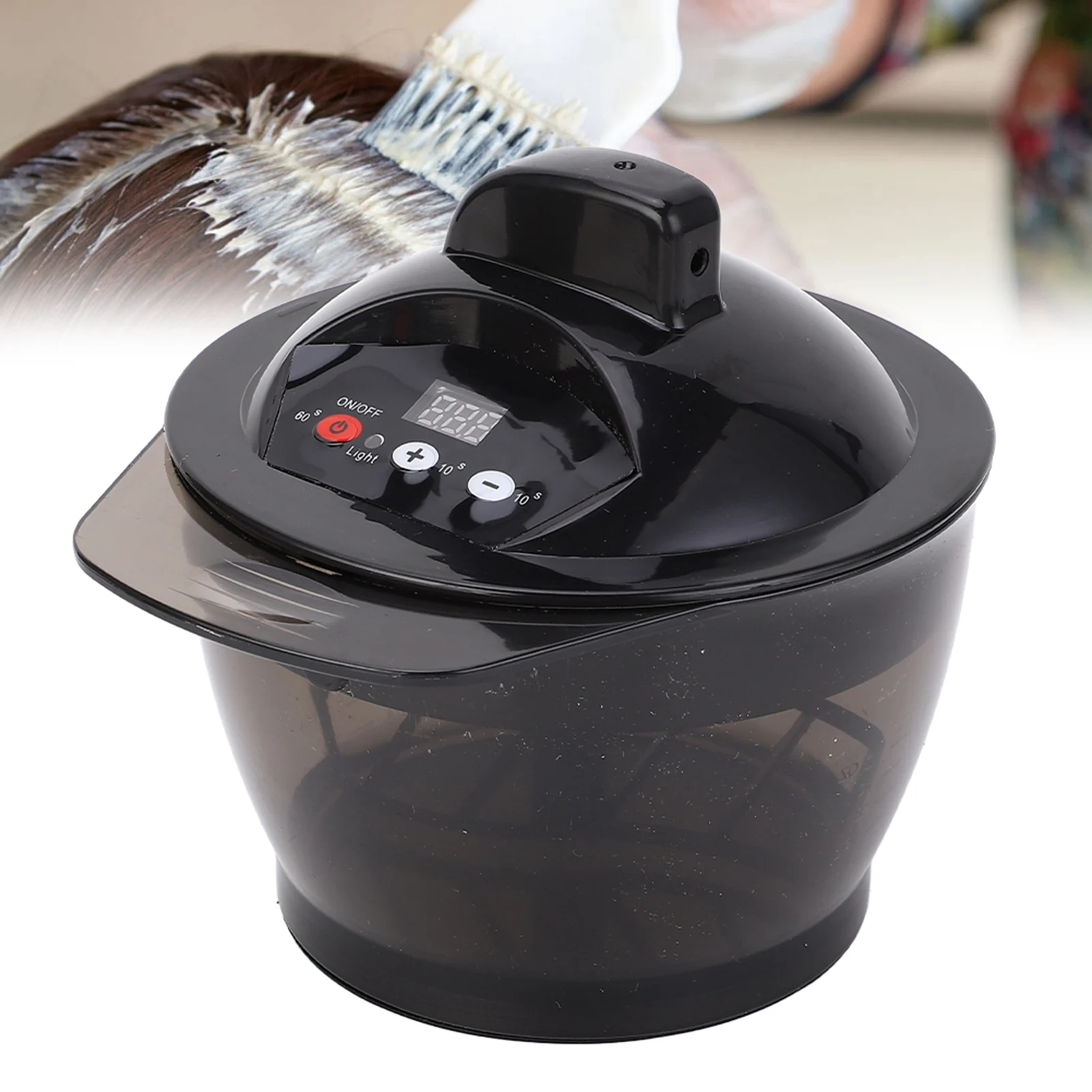 Dyeing Cream Blender Electric Blender Mask Dyeing Paste Automatic Mixer Hair Dye Cream Mixing Bowl Electric Blender Mixing Bowl