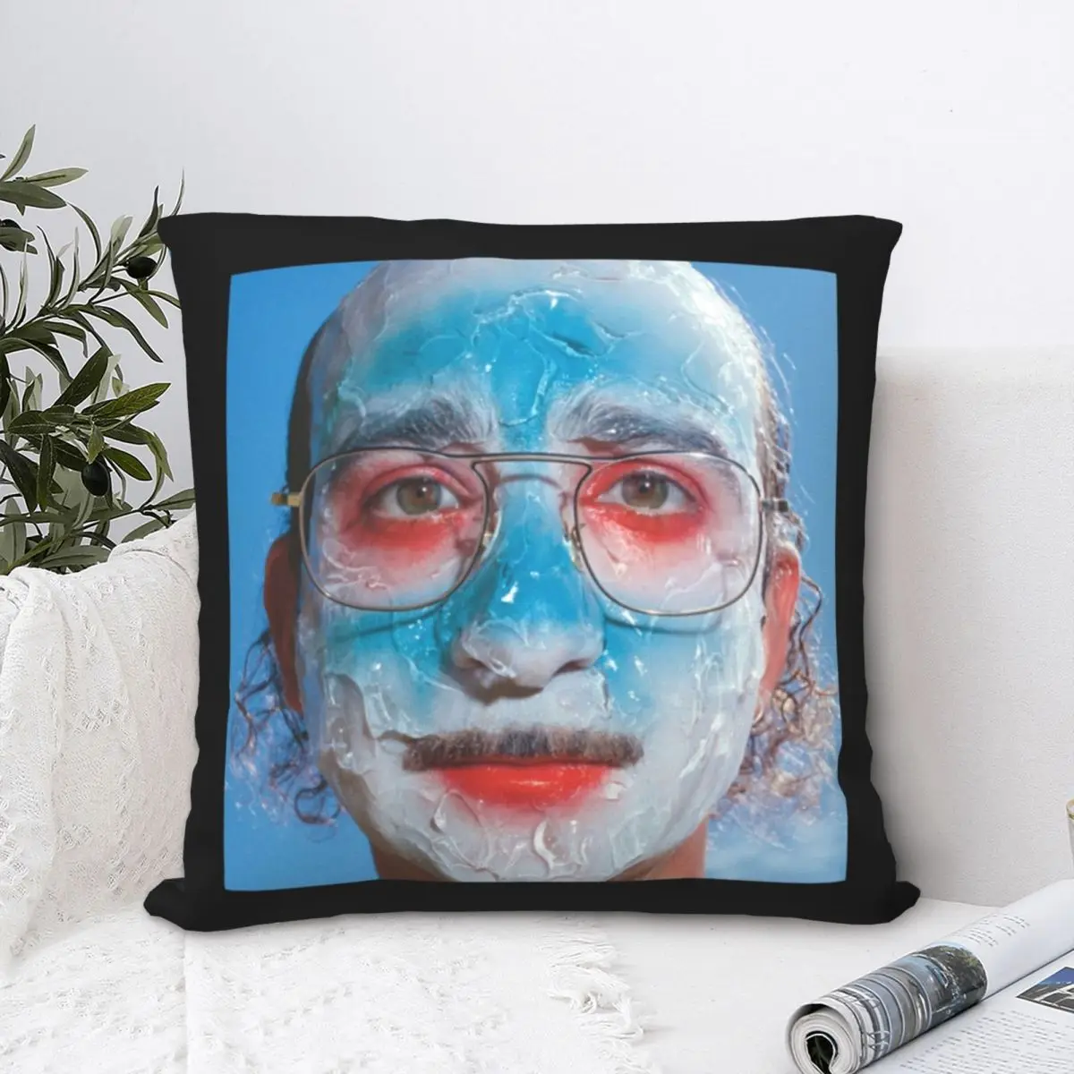 

Meme Swimming Ferla Square Pillowcase Polyester Pillow Cover Velvet Cushion Zip Decorative Comfort Throw Pillow For Home Sofa