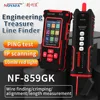 NF-859GK Line Finder Network Tester Red Light Single Head Crimping Length Breakpoint IP Scanning PING Charging Type 2