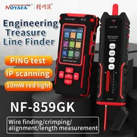 NF-859GK Line Finder Network Tester Red Light Single Head Crimping Length Breakpoint IP Scanning PING Charging Type 2