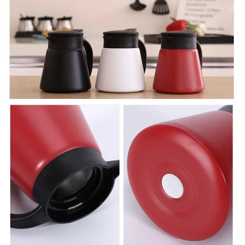 600ml Thermal Coffee Carafe Stainless Steel Double...