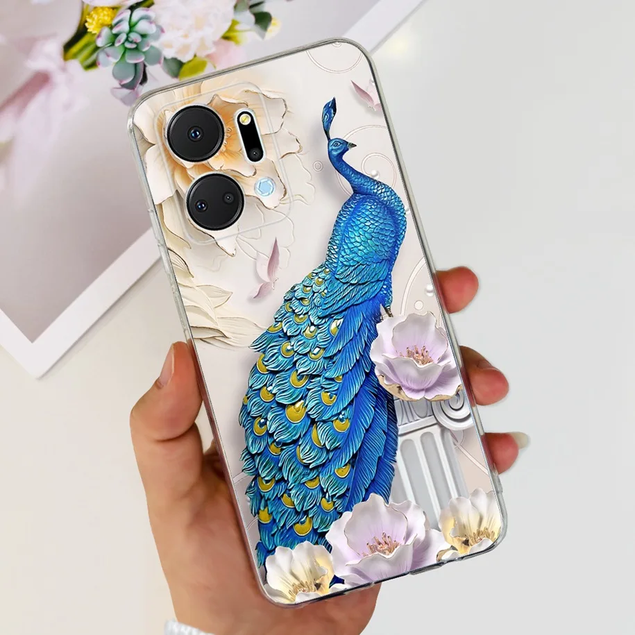 Elegant Silicone Soft TPU Phone Case - Flexible Protective Cover for 6.75-Inch Smartphones