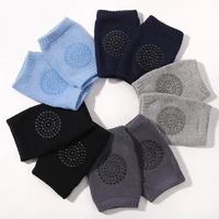 0-2Y Infant toddler warm leg protection socks silicone anti slip letter knee pads solid color bow headband baby accessories 4