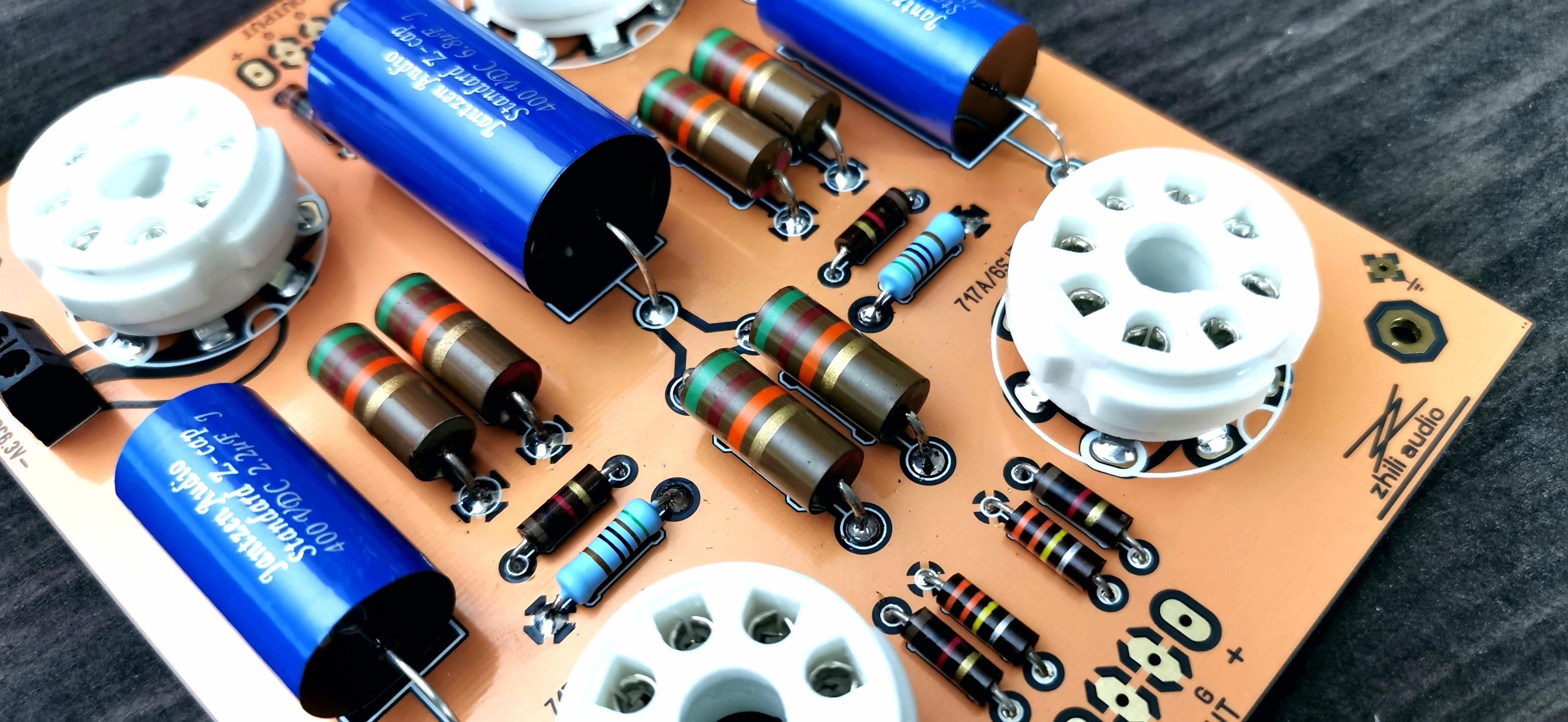

(A12) Western Electric 717a mushroom head gallbladder preamp DIY kit, compatible with 6AK5/6SJ7/6J1/6Sh7/6sk7