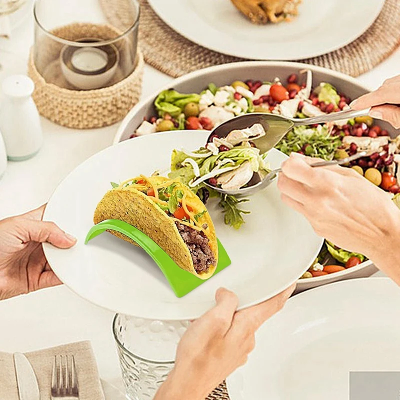 12 Pack Taco Trays Plastic Burrito Trays Serving Party Supplies For Tacos Burritos Hot Dogs