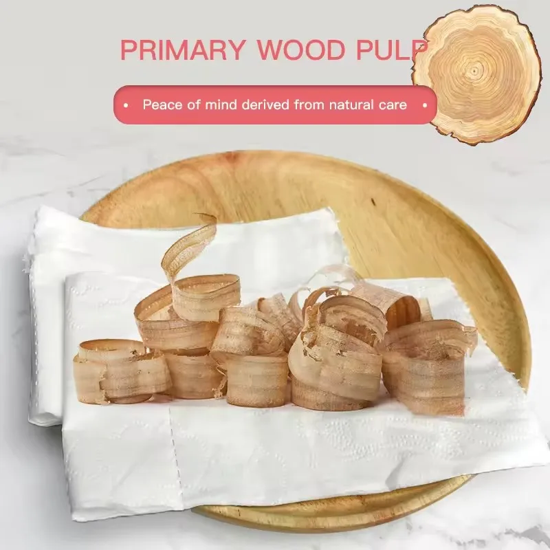 Household Paper Towels Roll Paper Five Layers Thickened Core Roll Toilet 6Rolls