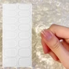 14pc Transparent Semi Cured Gel Nail Strips Nail Strengthening Gel Slider Long-Lasting Clear Crystal Gel Waterproof UV Stickers 1