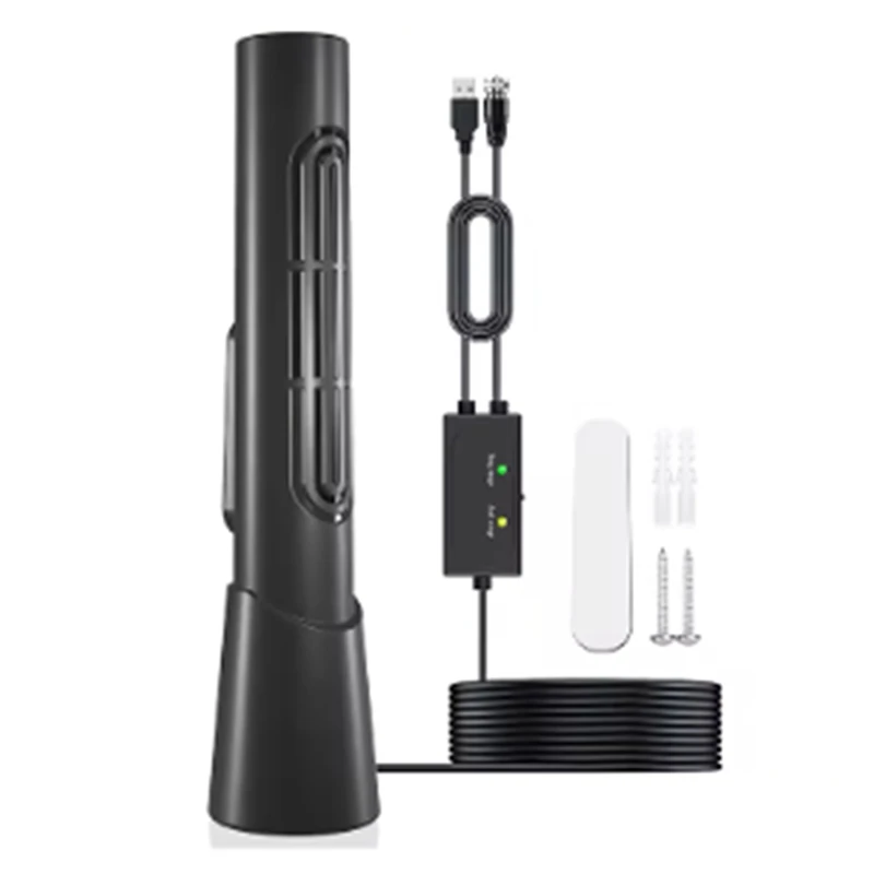 Indoor TV Antenna With Amplifier 46-862M Long Range 7000 4K 1080P Digital HD Signal Booster DVBT2 ATSC TV Receiver