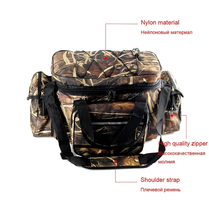 Large Waterproof Fishing Tackle Shoulder Bag 4